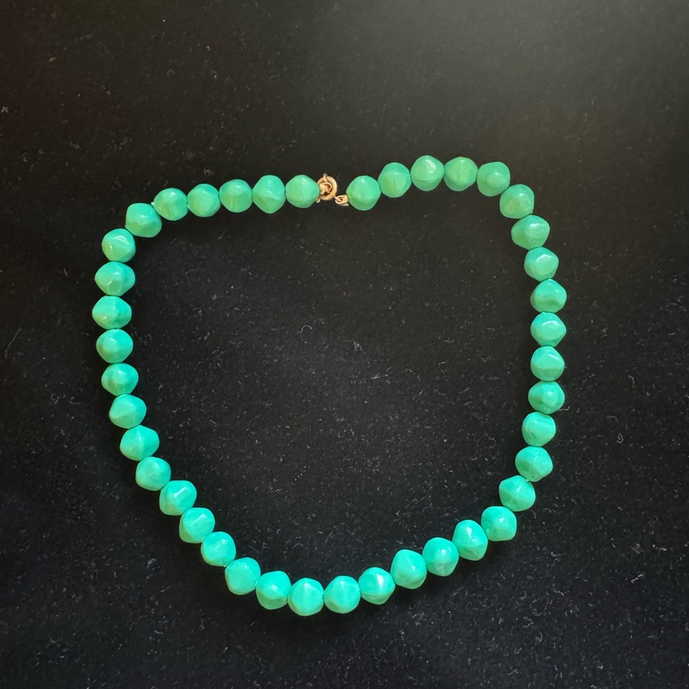 2 vintage beaded necklaces
